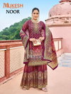 Noor Vol 1 By Banwery Crepe Silk Online Kurti With Bottom Dupatta Wholesale